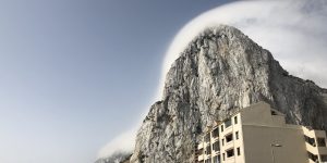 The Rock of Gibraltar viewed from data centre facility during cross-border server relocation