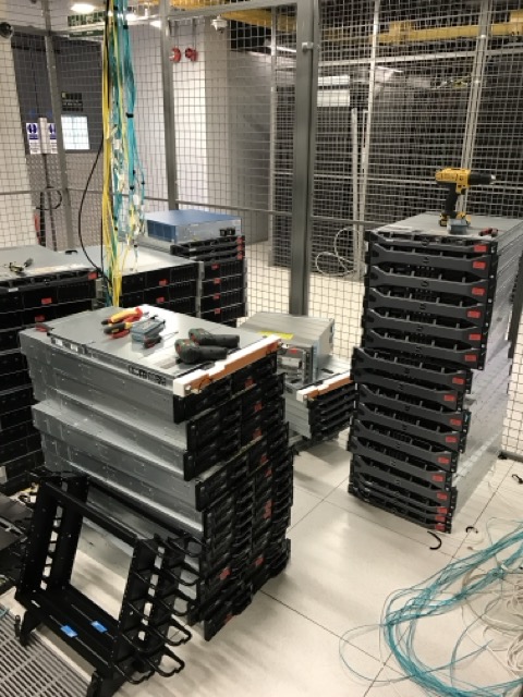 Servers and Storage Awaiting Shredding