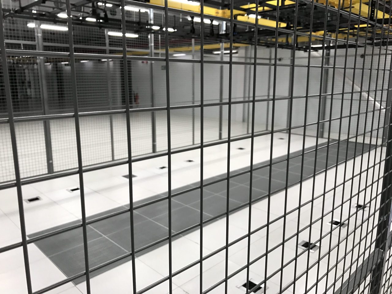 Empty Colocation Cage at Equinix LD3