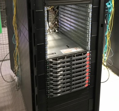 Dell Server Rack Awaiting Disposal