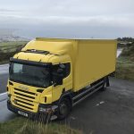 DataMove vehicle outside Douglas Isle of Man
